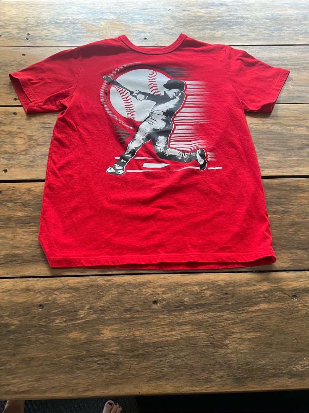 Place Red Baseball Batter Graphic Tee - boys 10/12